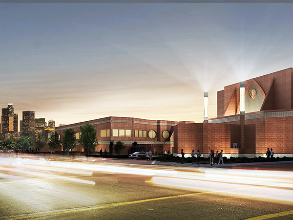 artist rendering of the completed Cathedral High School Performing Arts Center and Theater courtesy of cathedralhighschool.org