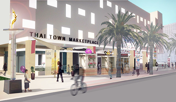 Thai Town Marketplace renderings courtesy of CSC Architecture