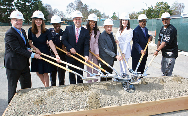 Photo from the ground-breaking ceremony. Image courtesy of Children's Institute